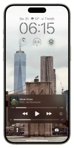 sperr bildschirm ios18