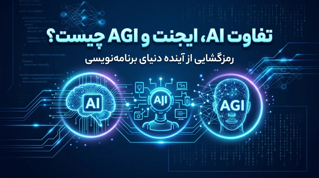 تفاوت AI، ایجنت و AGI